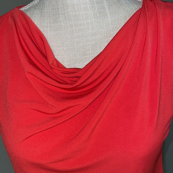 Med womens sleeveless red-orange George brand top - Picture 8 of 9